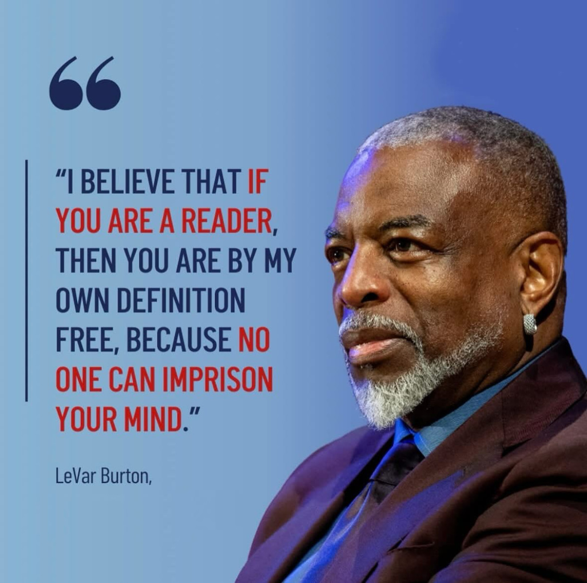 LeVar Burton Calls To Embrace “Freedom” Through Books LeVar Burton inspires in vibrant post celebrating books, freedom & iconic Trek lore Now!!!