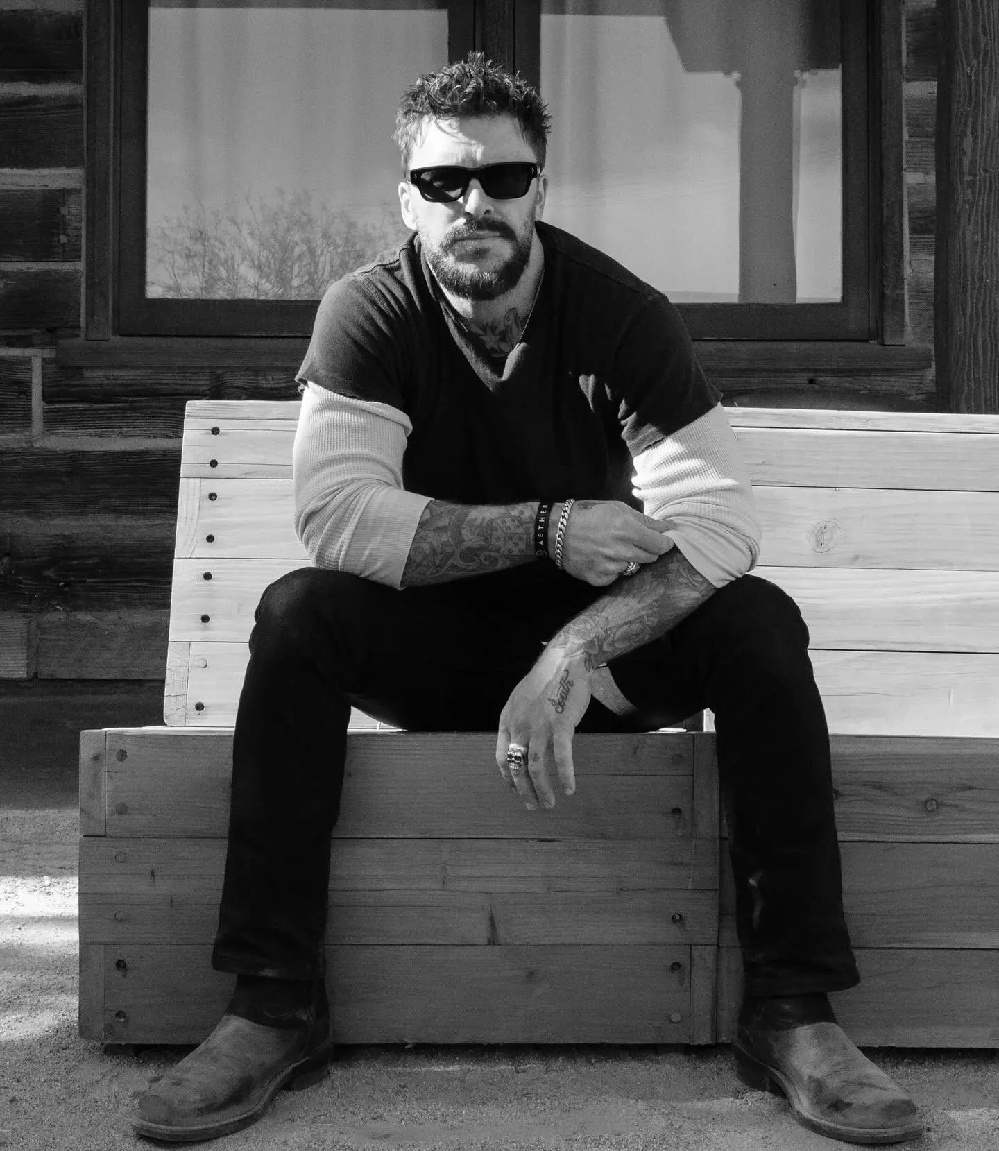 Levi Stocke Celebrates Two-Wheel Freedom on Instagram Model rider revs desert roads with rock infused captions and blazing dual wheel hot action
