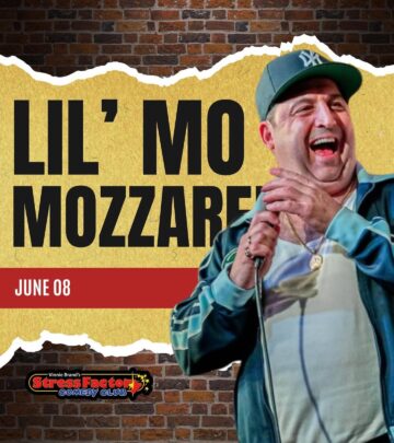 Lil Mo Mozzarella ignites Stress Factory stage in New Brunswick with raw unfiltered humor!