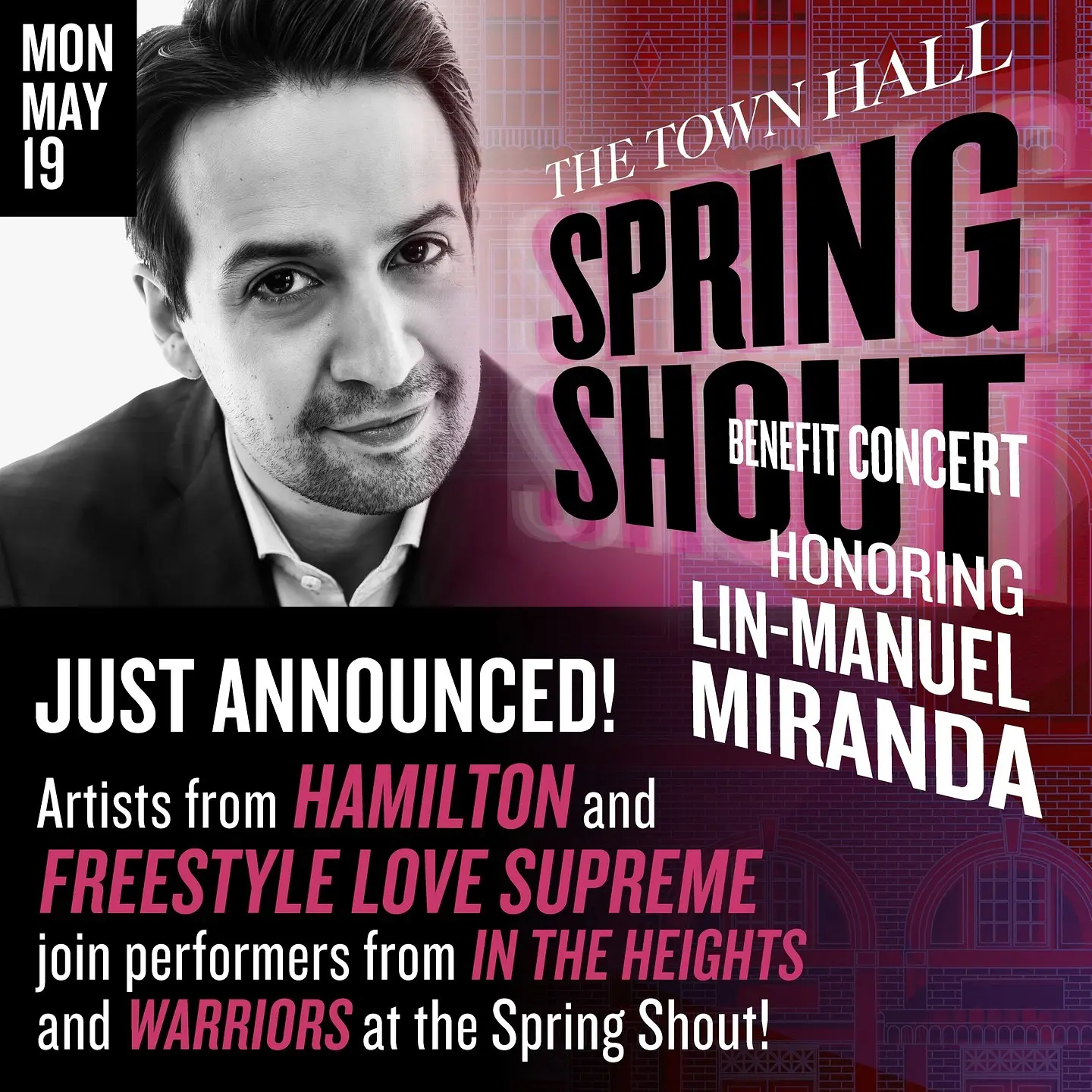 Lin-Manuel Miranda To Receive Vanguard Award Celebrating visionary artistry, community uplift at Town Hall NYC on May 19's grand event!