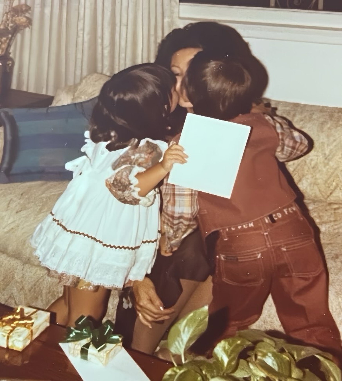 Expressing deep gratitude, she reflects on endless nurturing love and truly guiding care.