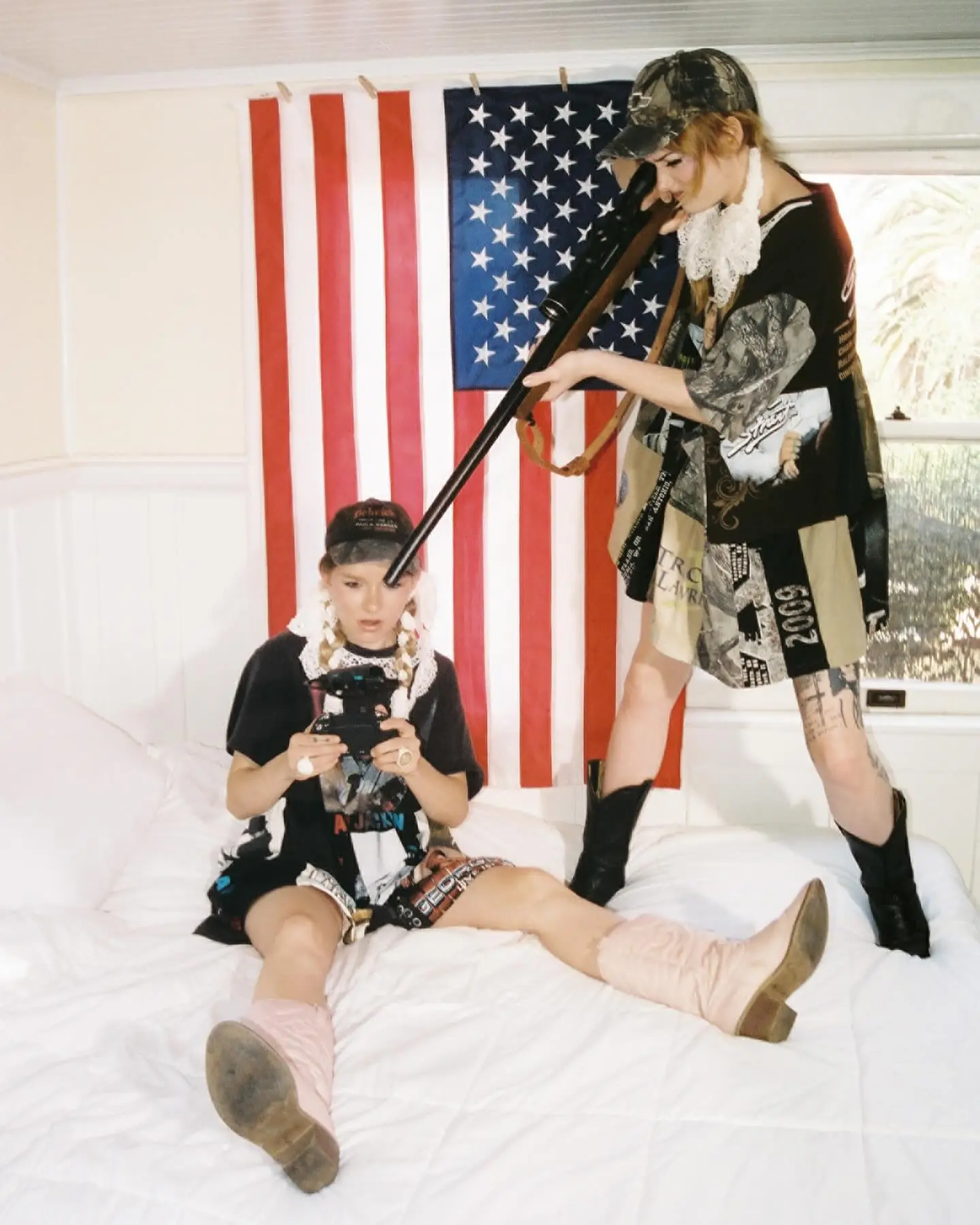 Lindsey Normington’s Playful Rabbit Hunt & Dress Drop Tease