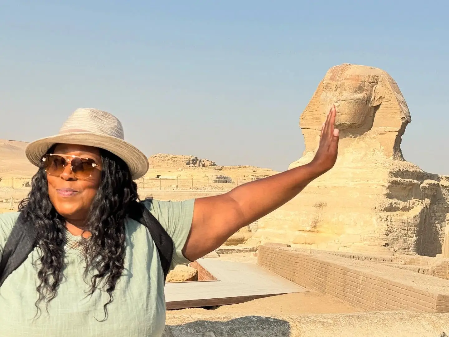 Loni Love Revisits Giza’s Timeless Pyramids on #RewindWednesdays
