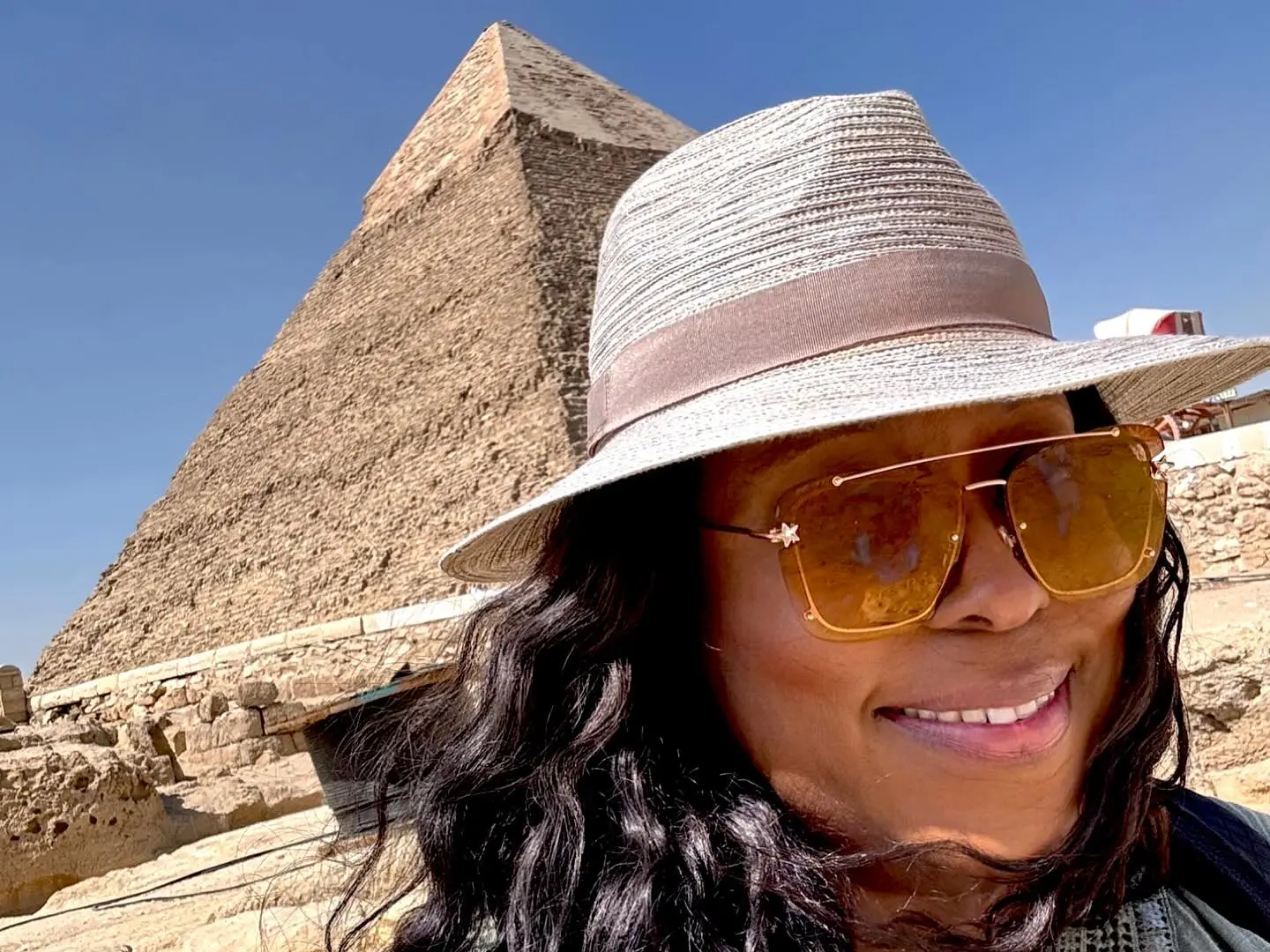 Loni Love Revisits Giza’s Timeless Pyramids on #RewindWednesdays