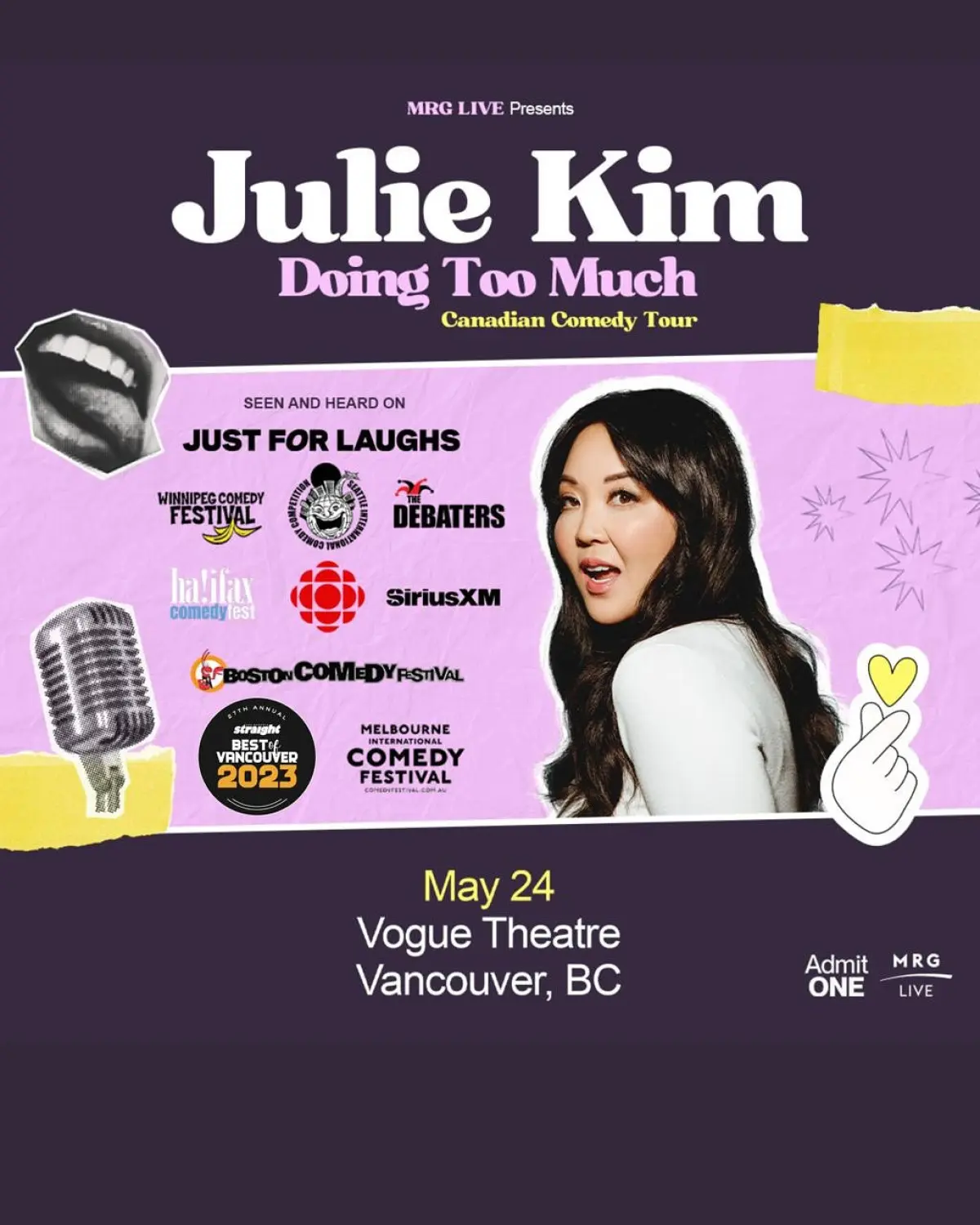 Ludi Lin Gives Away Free Passes to Julie Kim Comedy Night Drop your wildest punchline, tag two pals, share this giveaway, and claim a VIP seat.!!!!!