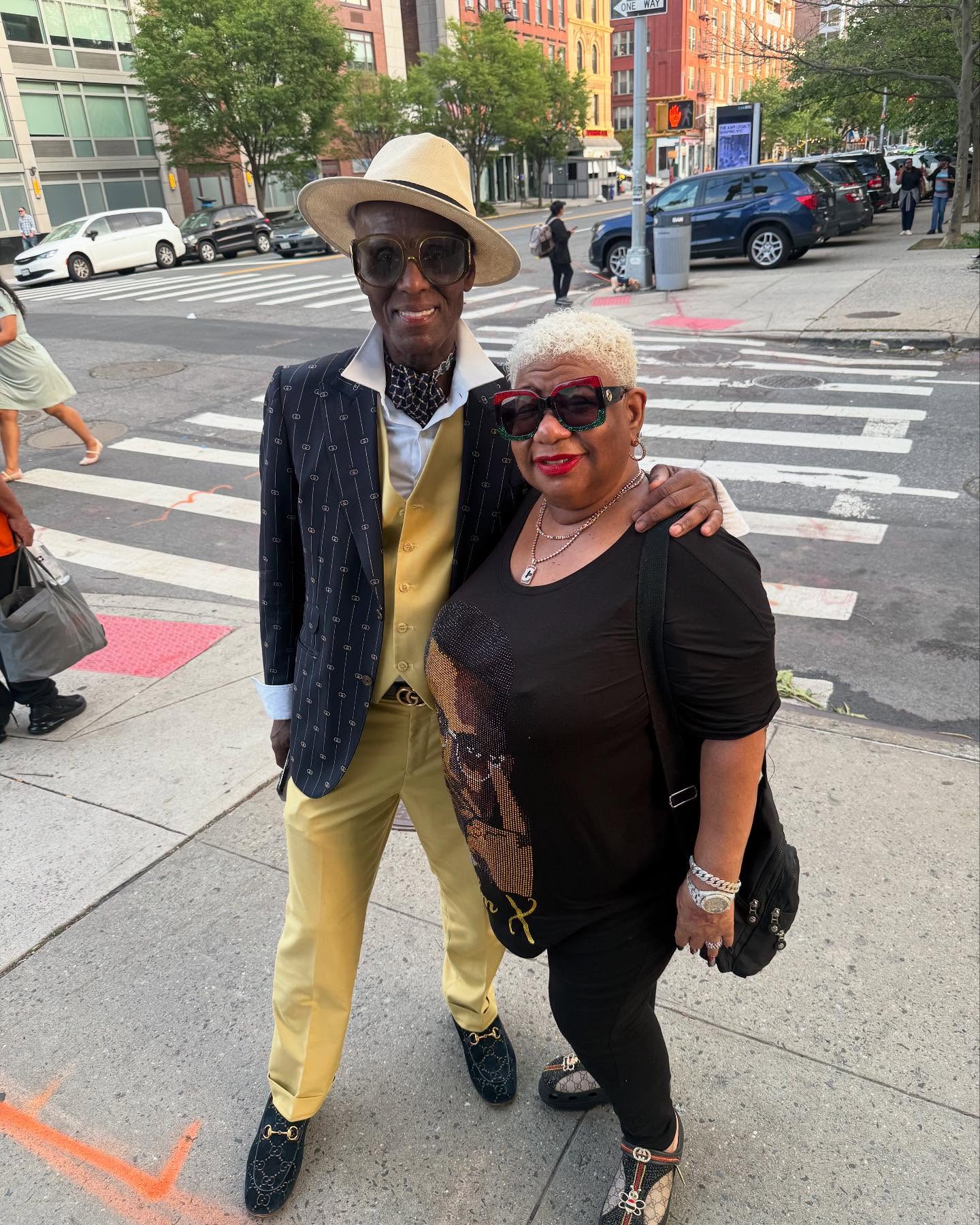 Luenell Celebrates a Night at Apollo and Dapper Dan Encounter Post-Apollo encore, Luenell meets Dapper Dan in Harlem, sparking lively celebrations today!