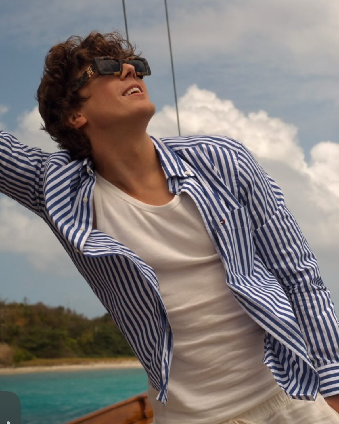 Lukas Gage Embraces Tommy Hilfiger Family Vibes