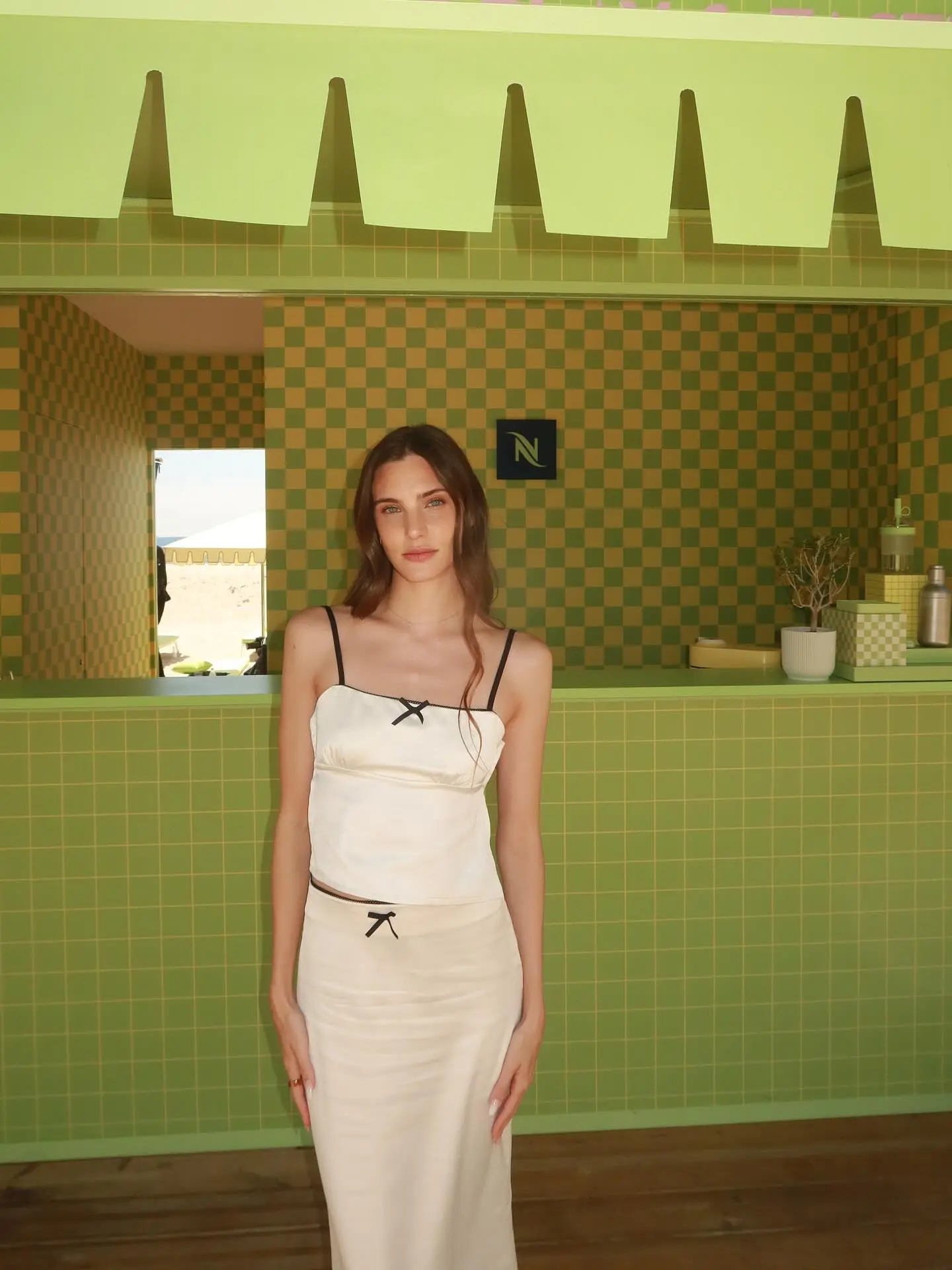 Macarena Achaga Embraces Cannes with Coffee & Friends