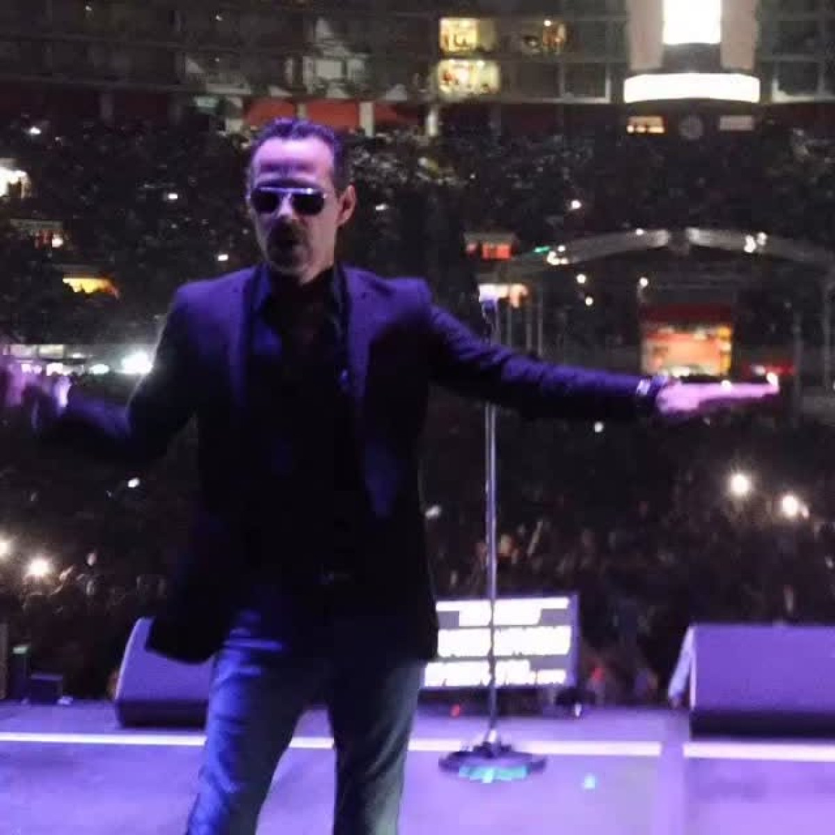 Singer Marc Anthony signals his next venture with a confident, cool vibe and stylish flair.