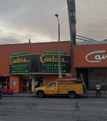 Marc Maron Celebrates Canter’s Deli Neon Revival