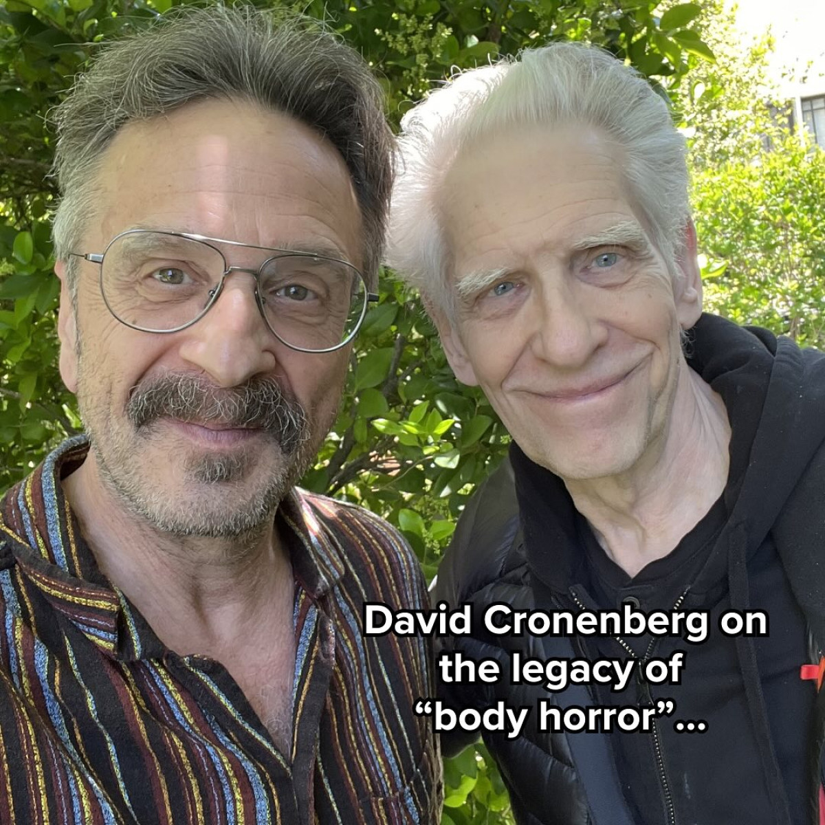 In a revealing podcast, Marc Maron and Cronenberg discuss iconic sci-fi thrillers and art!