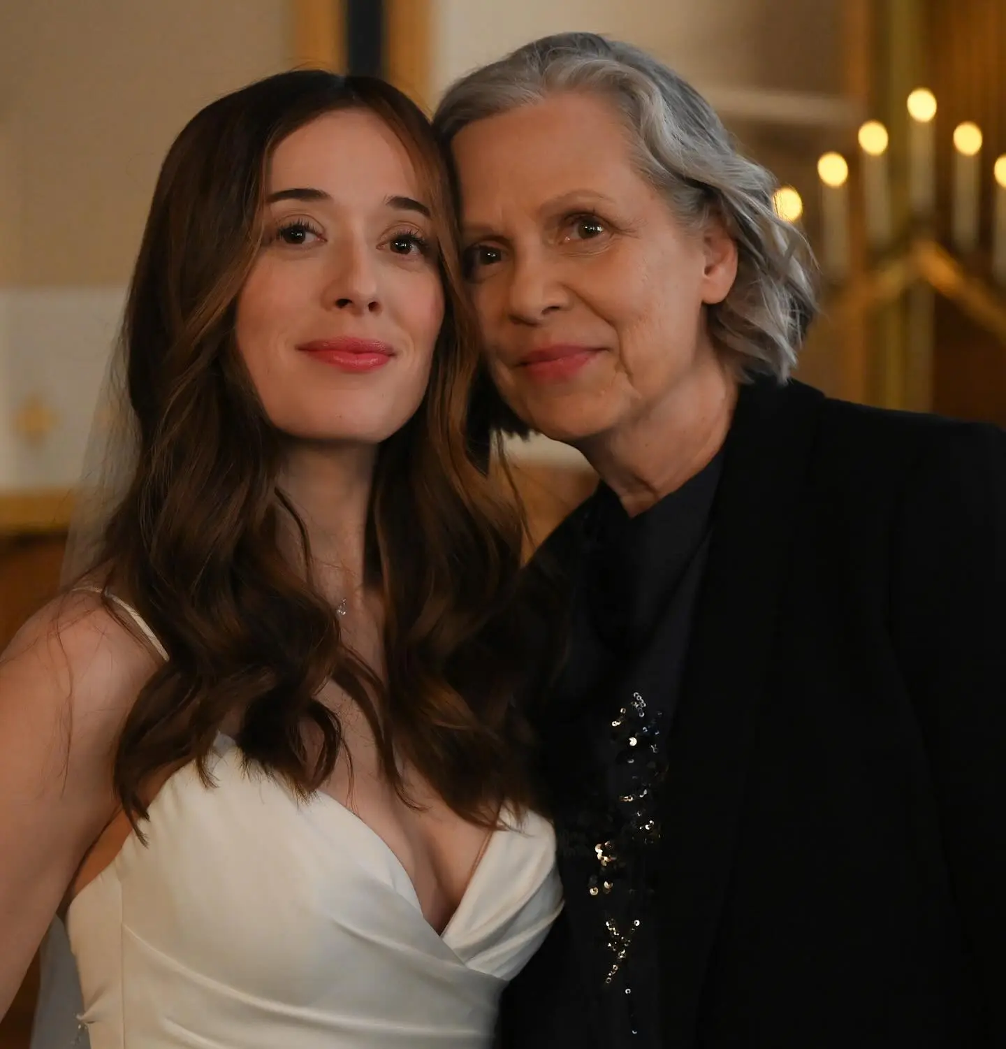 Marina Squerciati Stuns In Wedding Dress Moment
