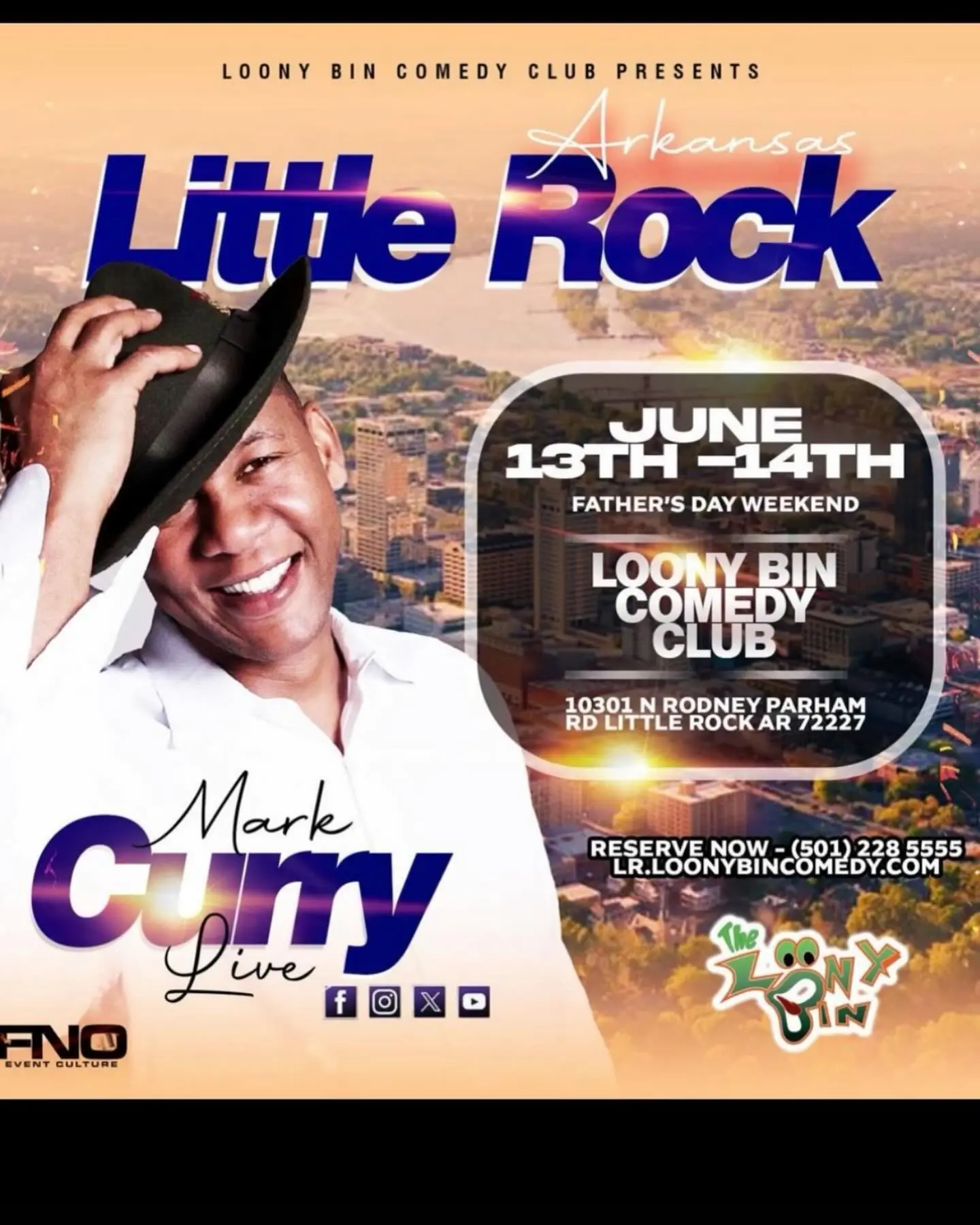 Mark Curry Launches Off-The-Chain Event Tickets Mark Curry sparks buzz with event tickets, promising an off-the-chain night to remember!!!