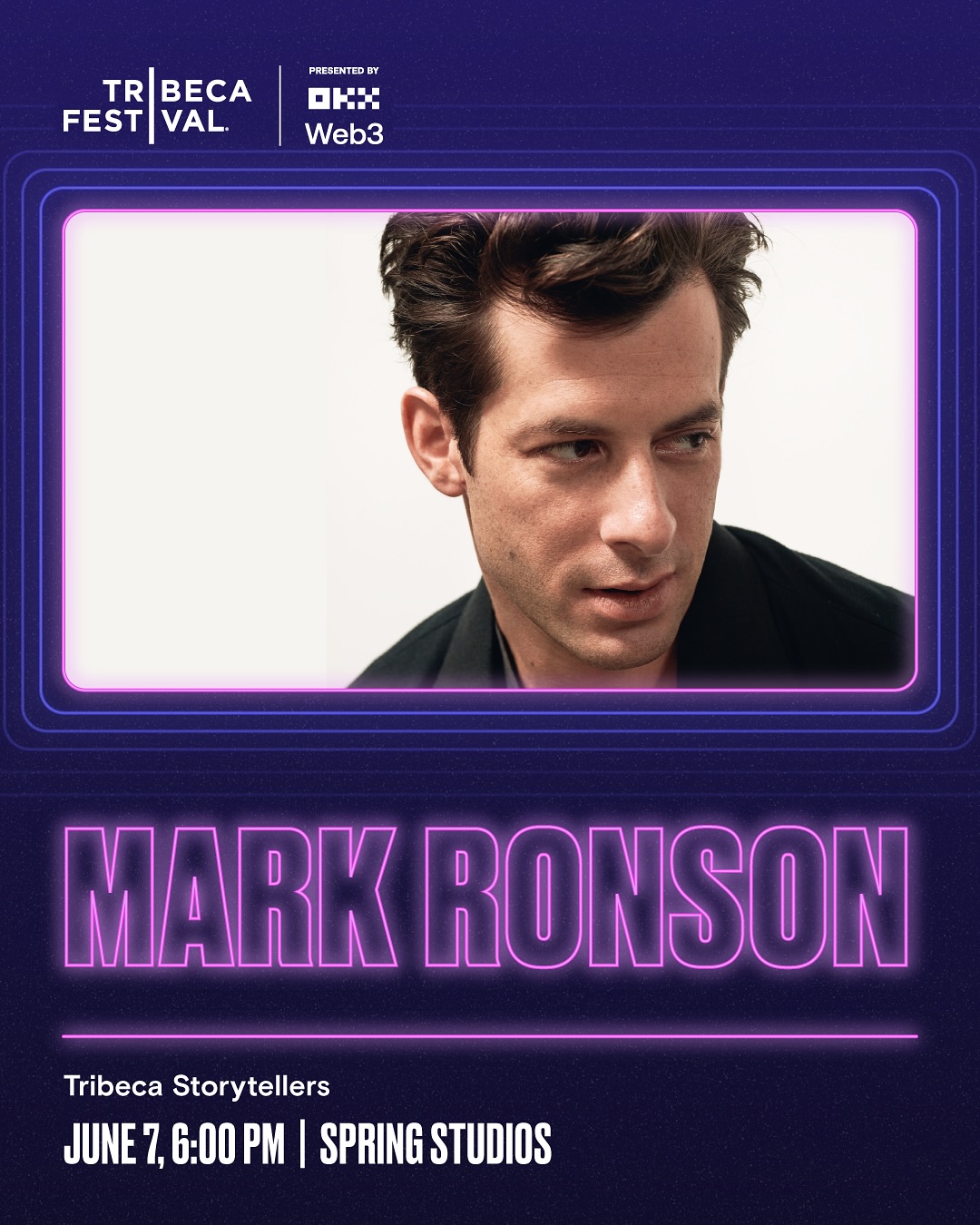 Mark Ronson Prepares Tribeca Stems & Stories Session