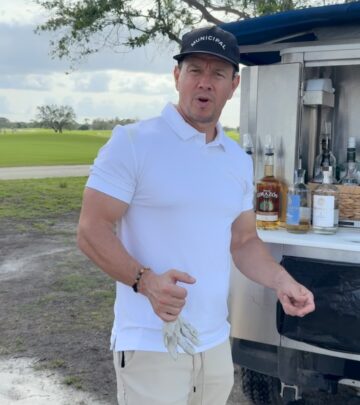 Mark Wahlberg shares his stylish tee-off moment with premium tequila vibes and golf flair.!