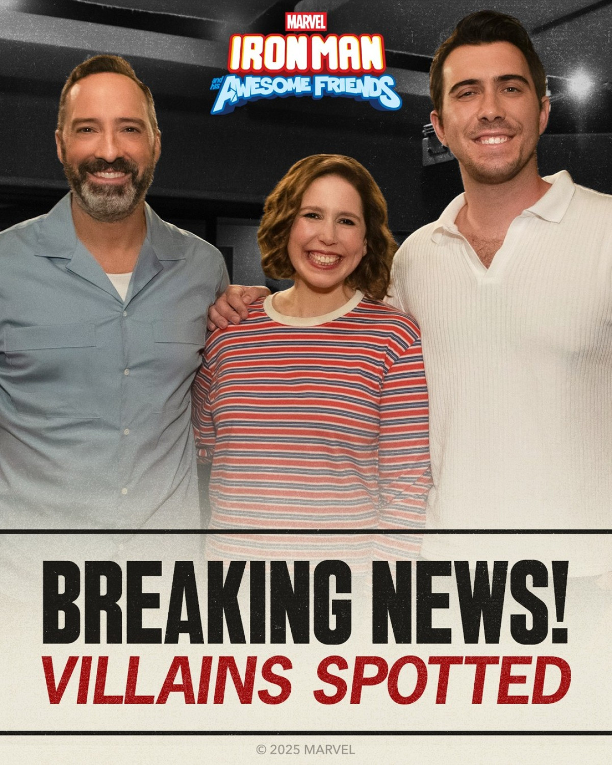 Marvel Villains Join Iron Man’s Awesome Friends Tony Hale, Vanessa Bayer and Talon Warburton become Marvel villains in a quirky new twist!