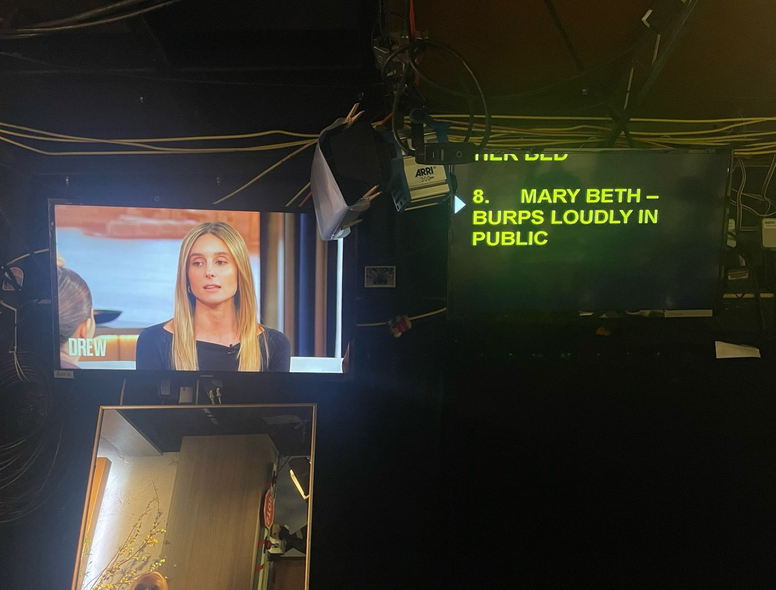 Mary Beth Barone dazzles in a chic screen appearance with styled looks and sincere thanks.