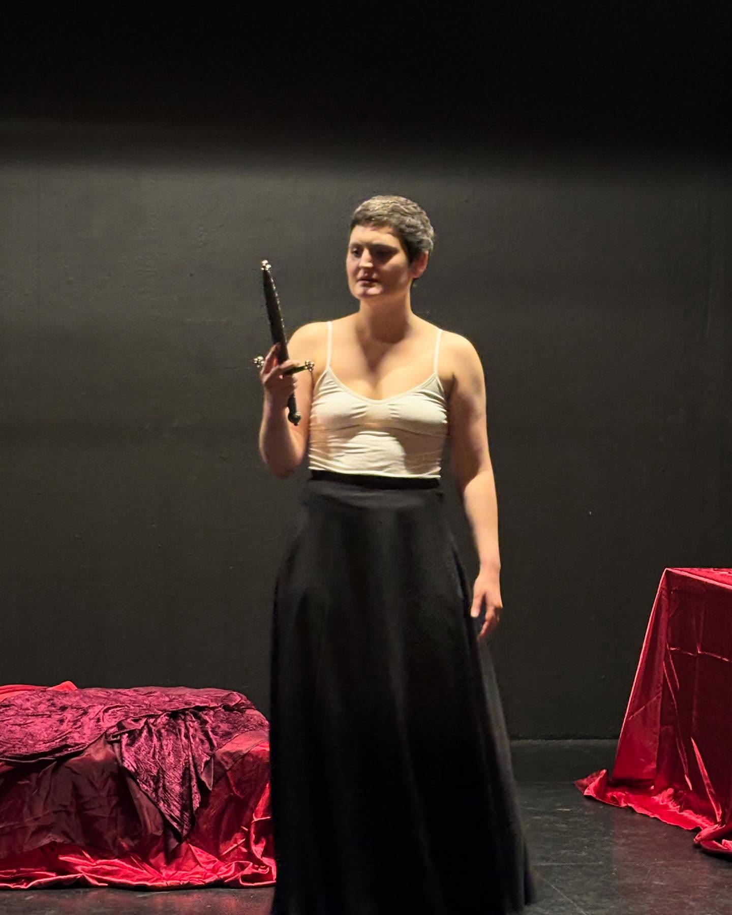 Rehearsal buzz as Mary Chieffo electrifies Blood Brides at Hollywood Fringe Black Box now!