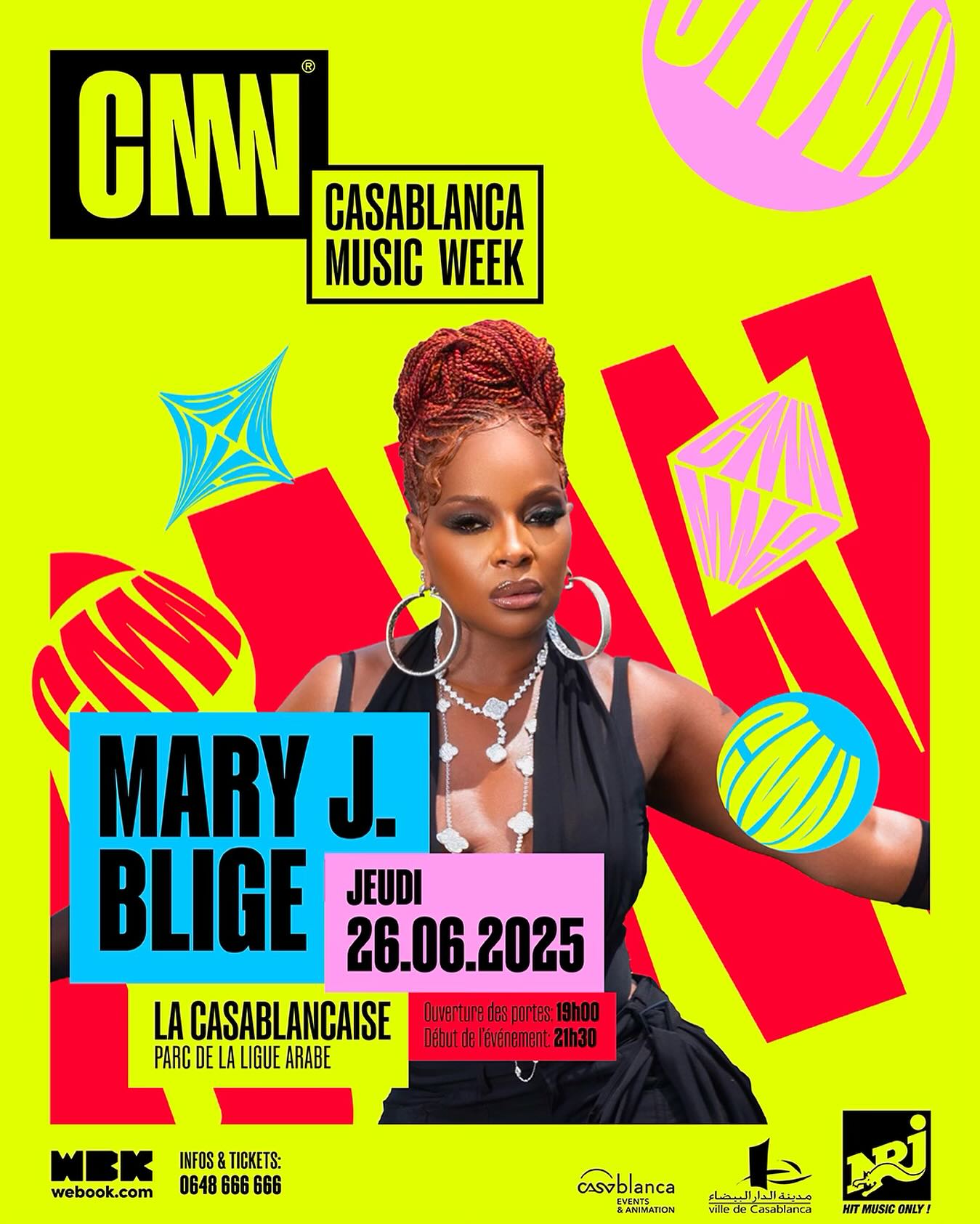 Mary J. Blige Set To Light Up Casablanca Music Week Global icon ignites anticipation for her debut performance, June 26 in Morocco Live Now.