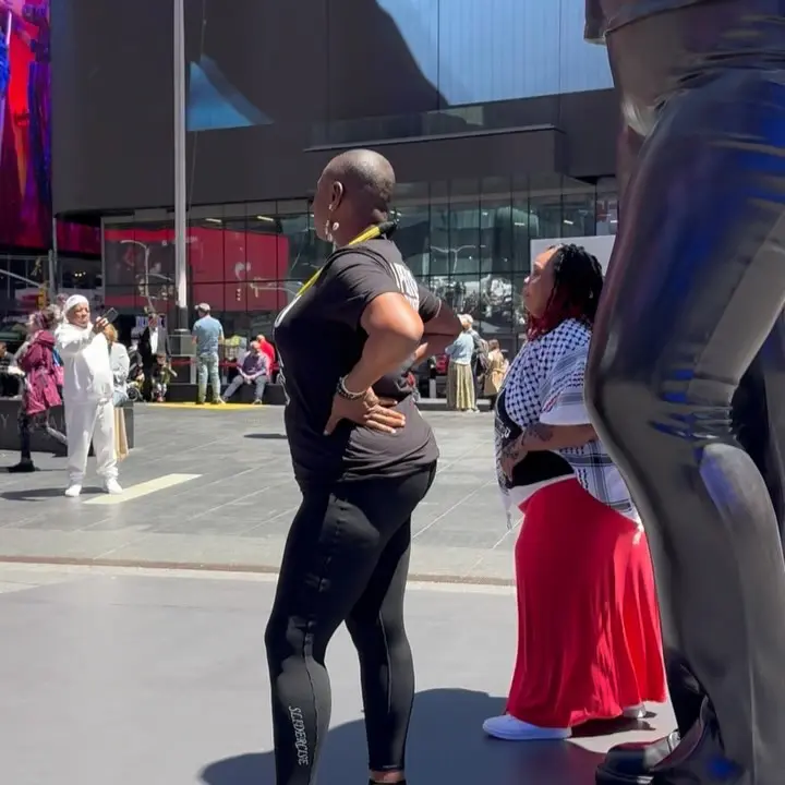 Mashonda Spotlights Thomas J. Price’s Times Square Sculpture