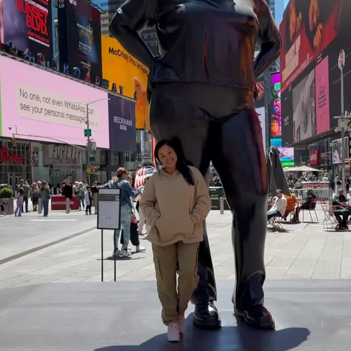 Mashonda Spotlights Thomas J. Price’s Times Square Sculpture