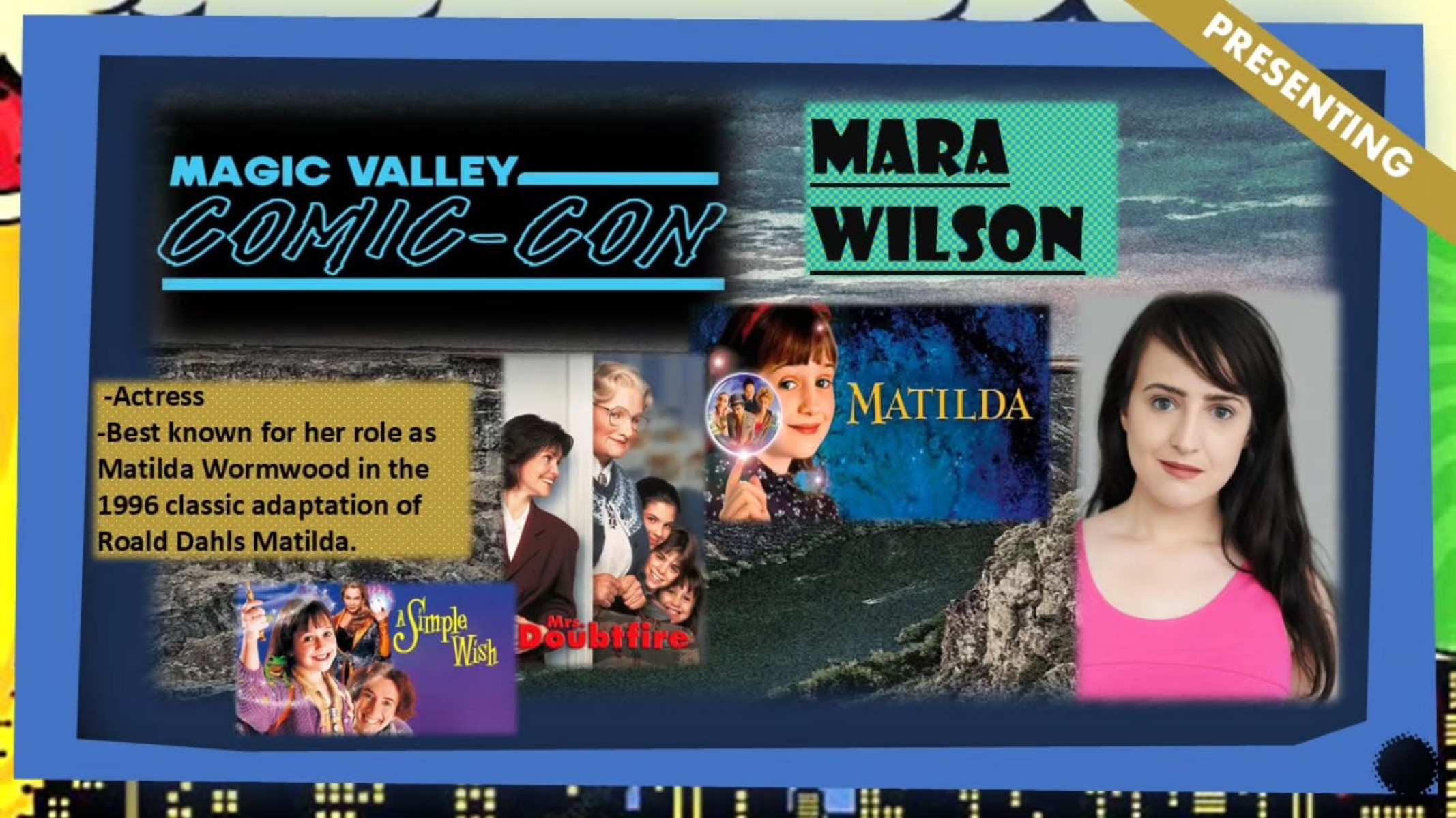 Matilda Reunion At MVCC With Mara Wilson Three inspiring ladies join for a mini reunion celebrating Matilda’s great legacy at MVCC!