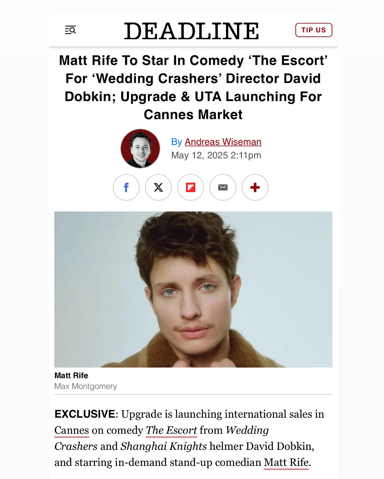 Matt Rife Embraces New Creative Collaboration