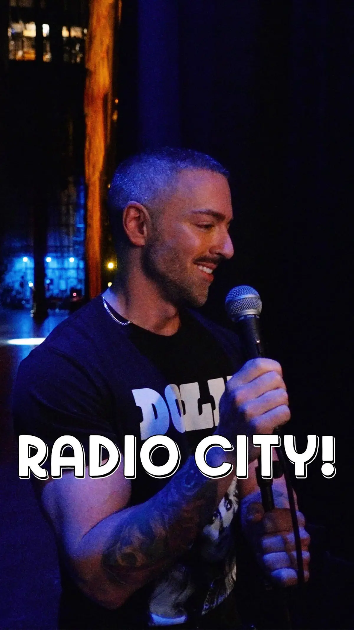 Matteo Lane shines at Radio City, embracing NYC magic and the pulse of urban life tonight!