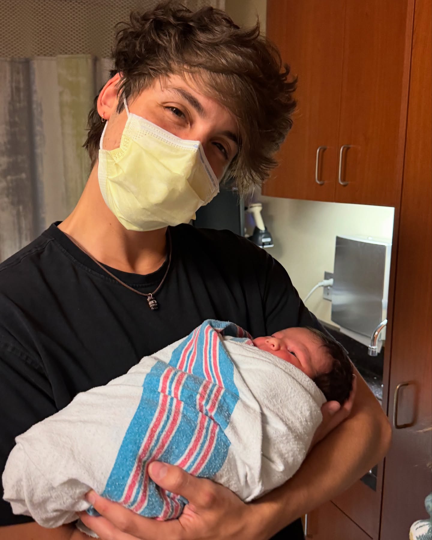 Matthew Espinosa Celebrates Newborn Joy Emotional and sincere, a cherished family moment unfolds with a heartfelt welcome to baby.