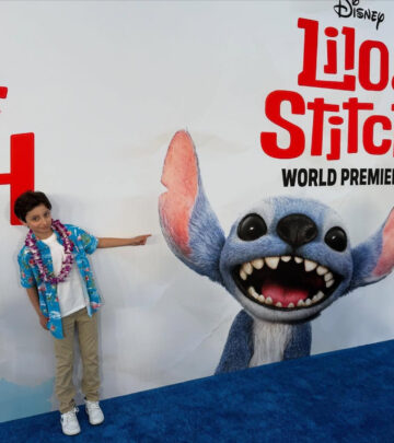 Max Matenko celebrates at the Lilo And Stitch world premiere with magical moments at event