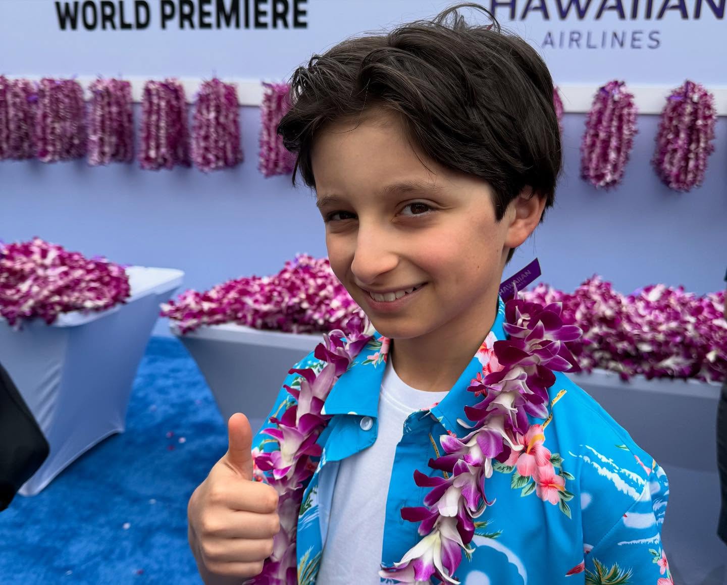 Max Matenko Shines at Lilo And Stitch Premiere