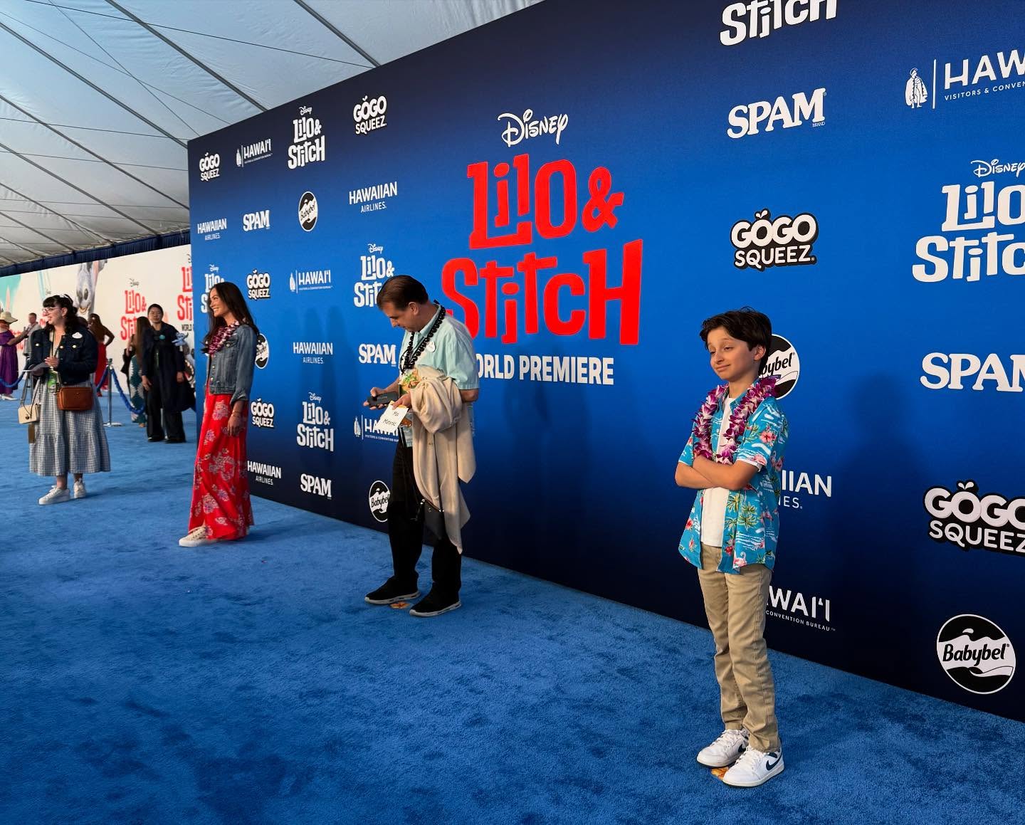 Max Matenko Shines at Lilo And Stitch Premiere