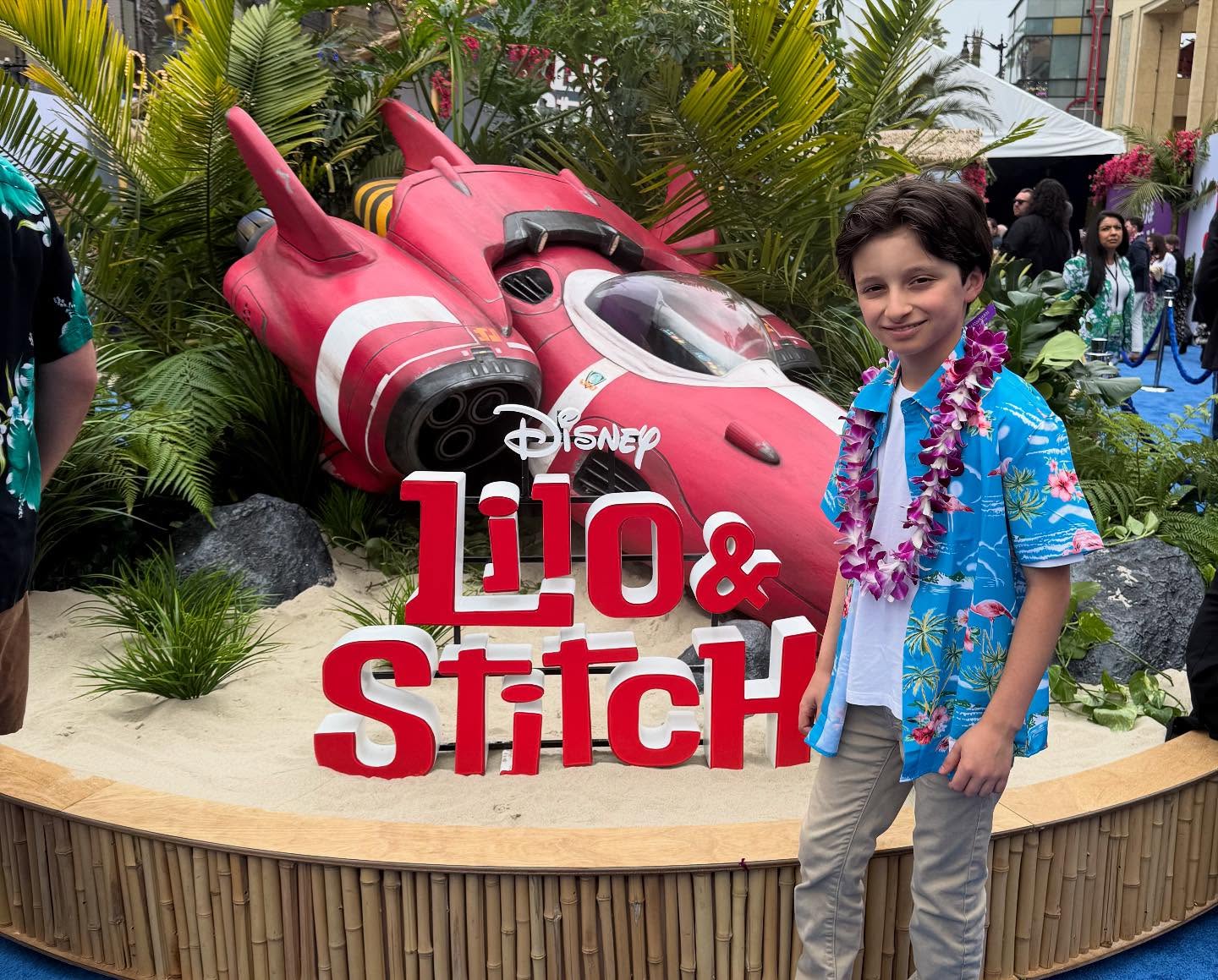 Max Matenko Shines at Lilo And Stitch Premiere