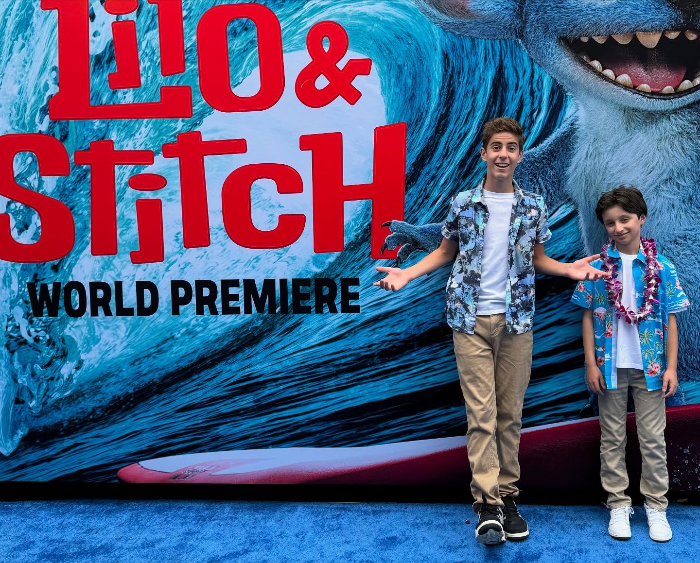 Max Matenko Shines at Lilo And Stitch Premiere