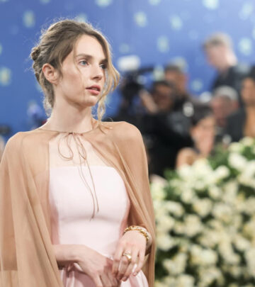 Maya Hawke stuns at glamorous MET Gala night with high fashion couture charm.