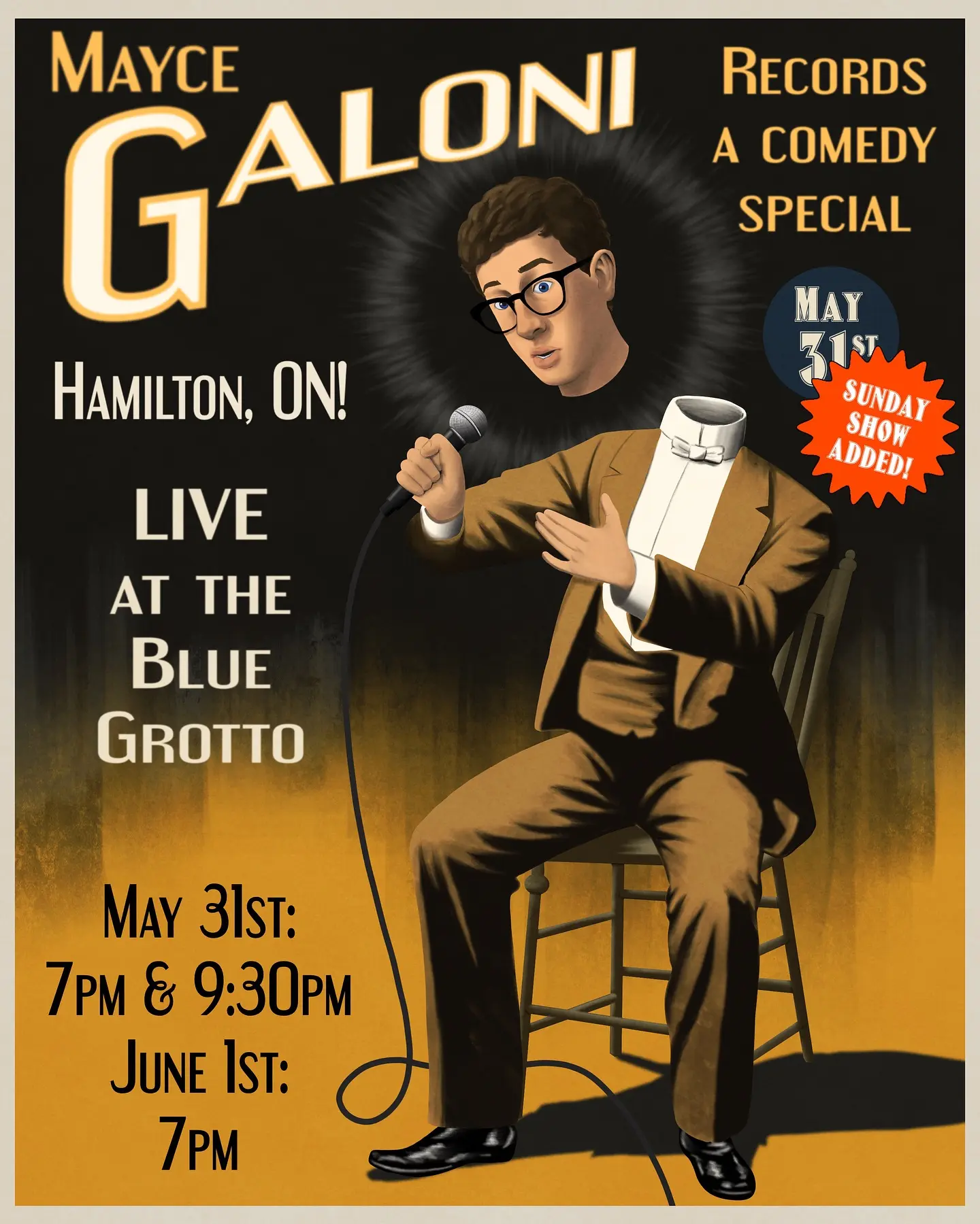 Mayce Tapes Comedy Special In Hamilton Rapid ticket sales spark buzz as Mayce Hamilton special promises historic laughs in town!!