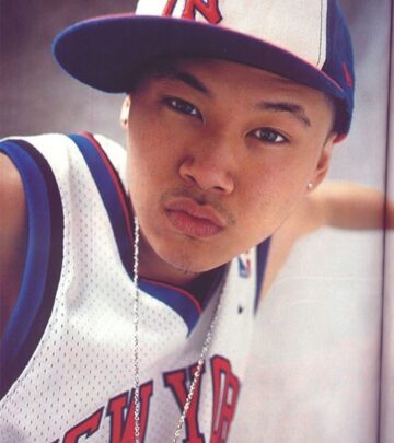 Relive a 2003–2004 NBA moment captured in a magazine spread showcasing vibrant team pride.