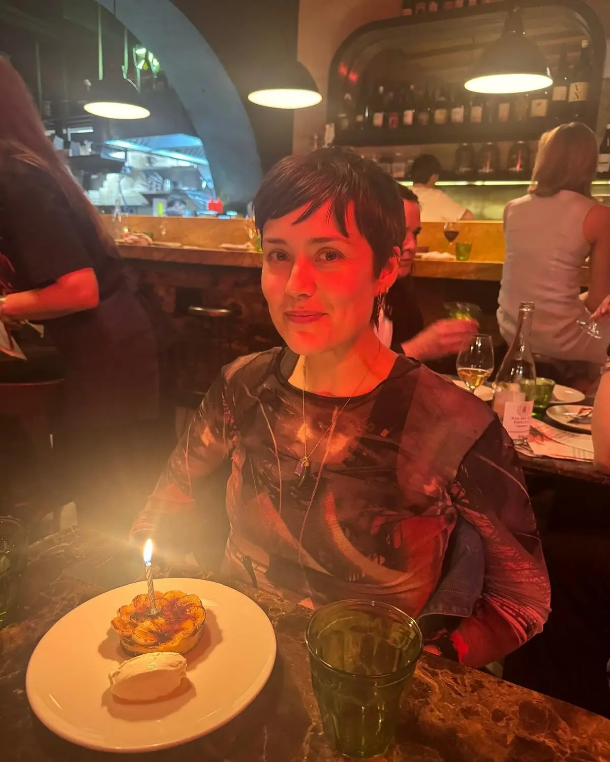 Megan Boone Celebrates Birthday in Barcelona Megan Boone in Barcelona, grateful for a spontaneous friend meetup that lit up her day!!!!