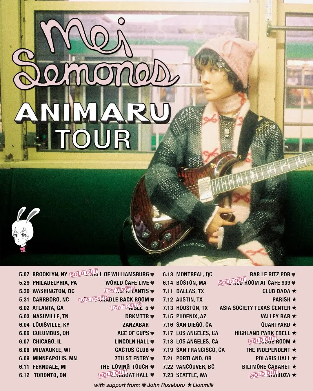 Mei Semones Adds LA & Houston Tour Dates