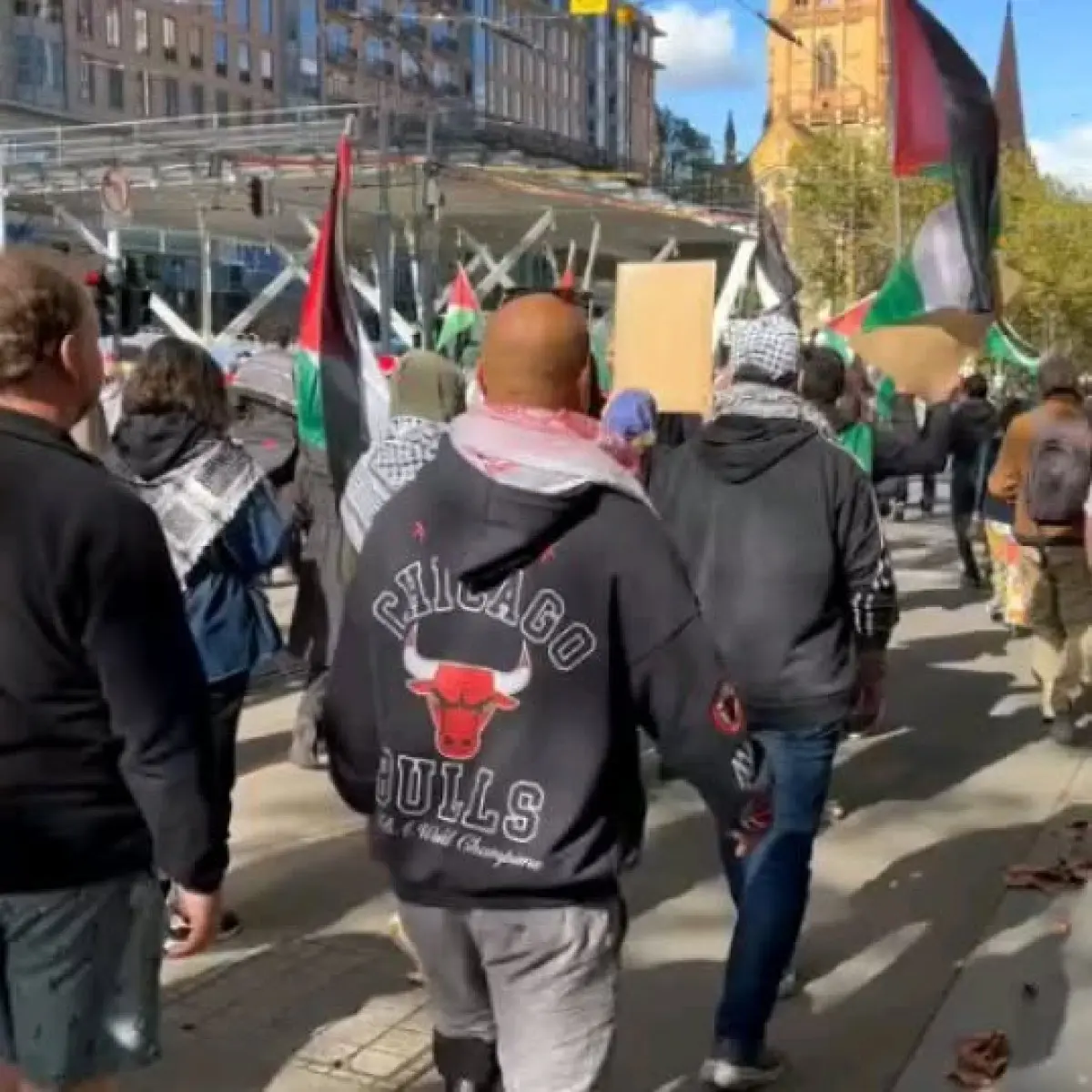 Melbourne Protest Rally As 50,000 Demand Free Palestine City streets echo with chants for justice on Nakba Day, uniting voices for Palestine's freedom loudly