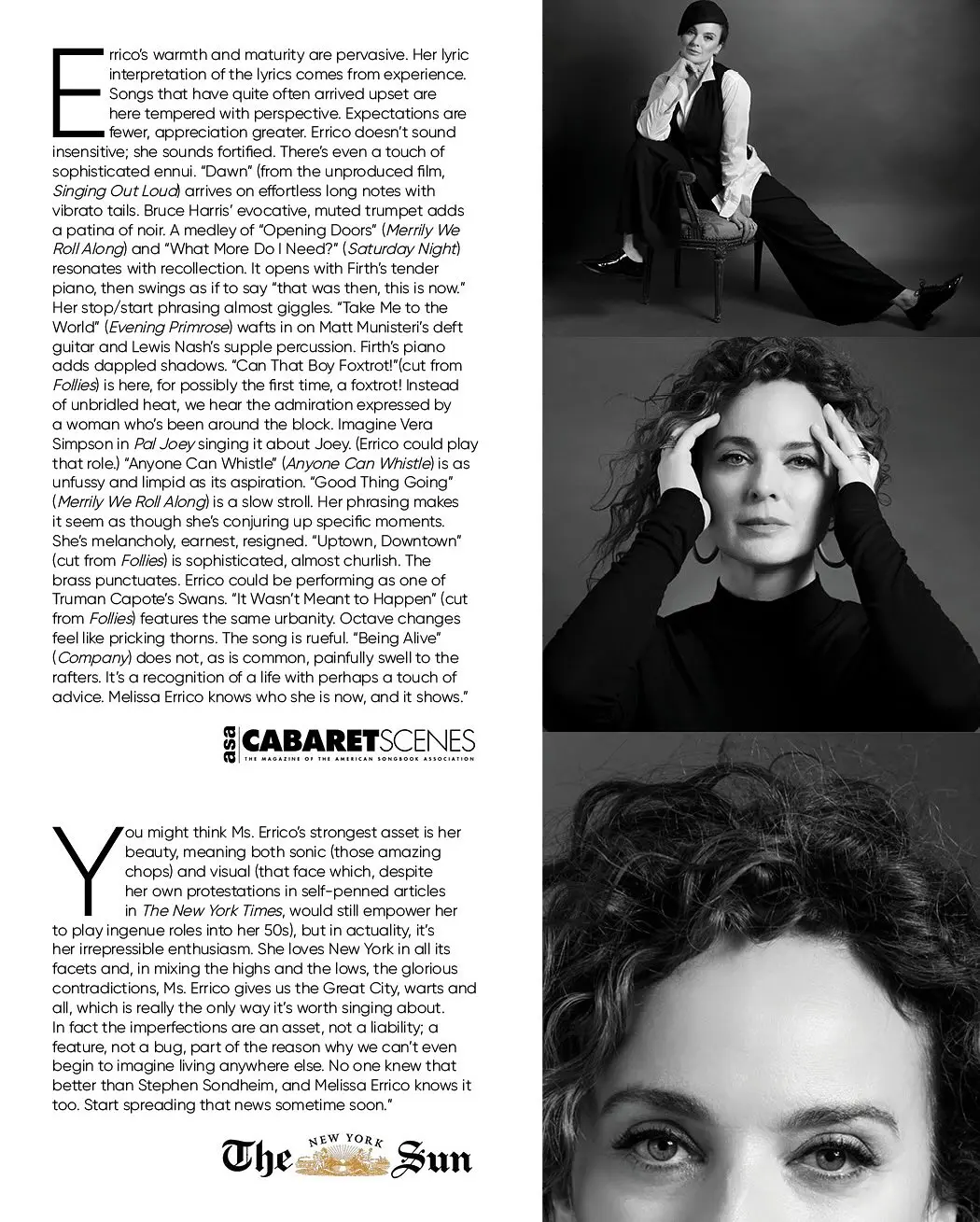 Melissa Errico Announces New Sondheim Album Journey
