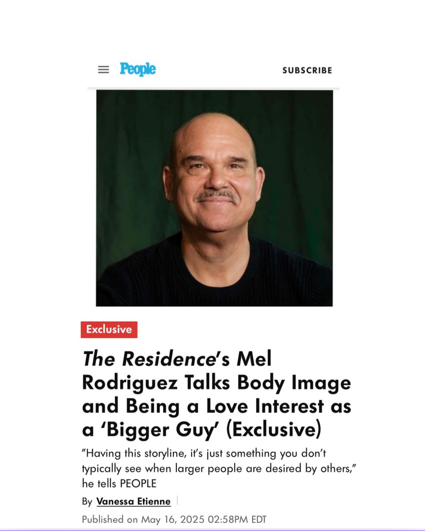 Melvin Rodriguez Addresses Body Image In Film & TV Exploring weight loss and body positivity trends in film and TV through Melvin Rodriguez's