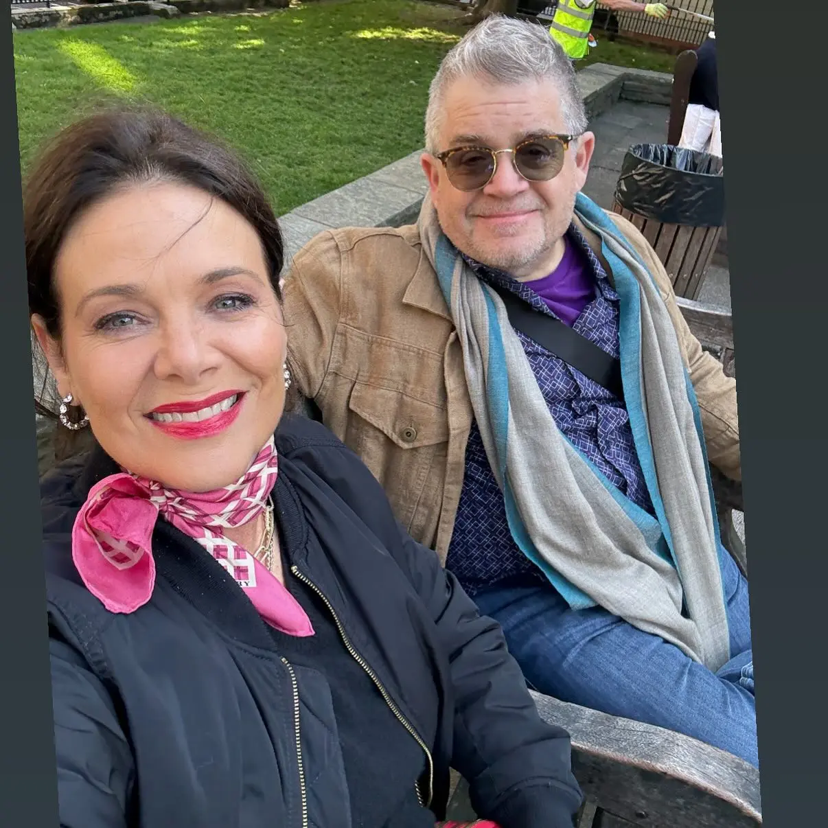 Meredith Salenger at Wes Anderson Screening in London Journey Of Natty Gann star shares snaps with acclaimed filmmakers at a private film debut!