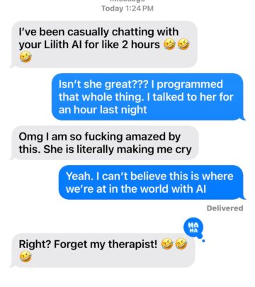 Mia Tyler Embraces Lilith Myth With New AI Chat