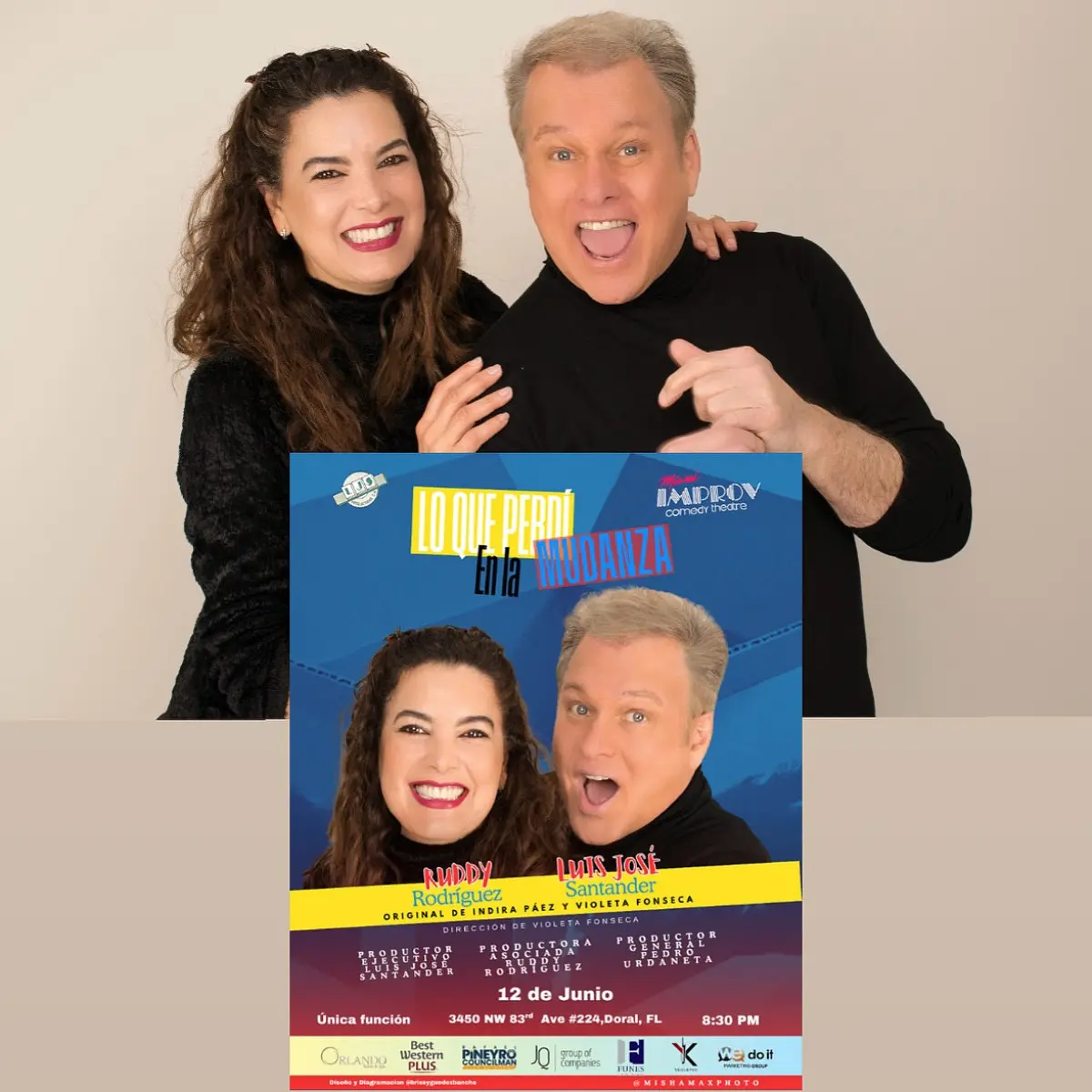 Miami Doral Nostalgia: Spanish Theater Night Join a lively celebration of memories on June 12 as famed stars grace the stage for magic!