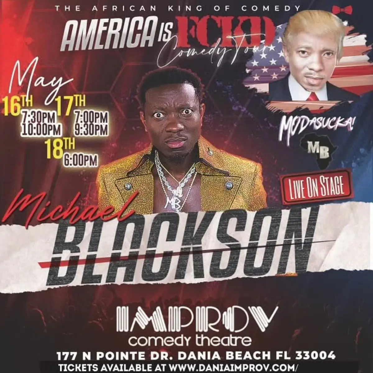 Catch comedy king live this weekend as he rocks Fort Lauderdale with unforgettable humor.