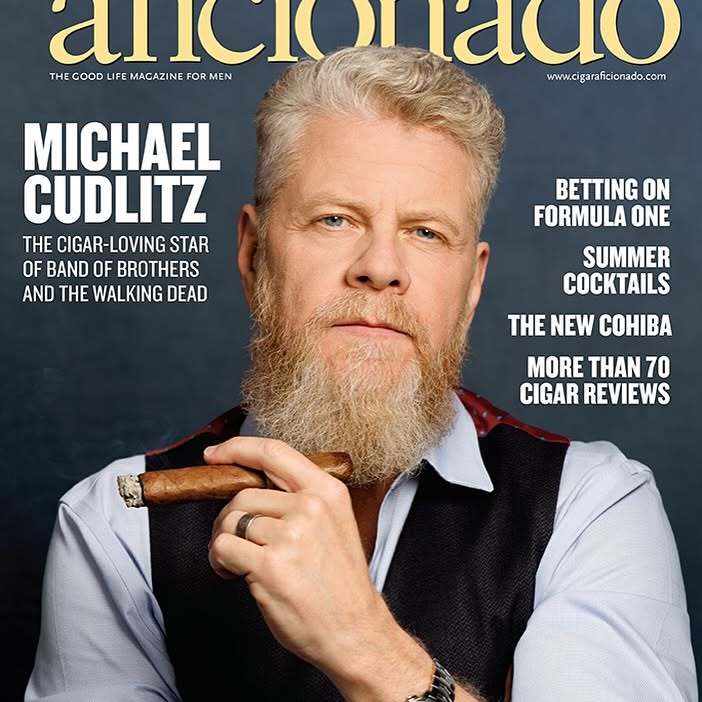 Michael Cudlitz Celebrates Cigar Aficionado Launch
