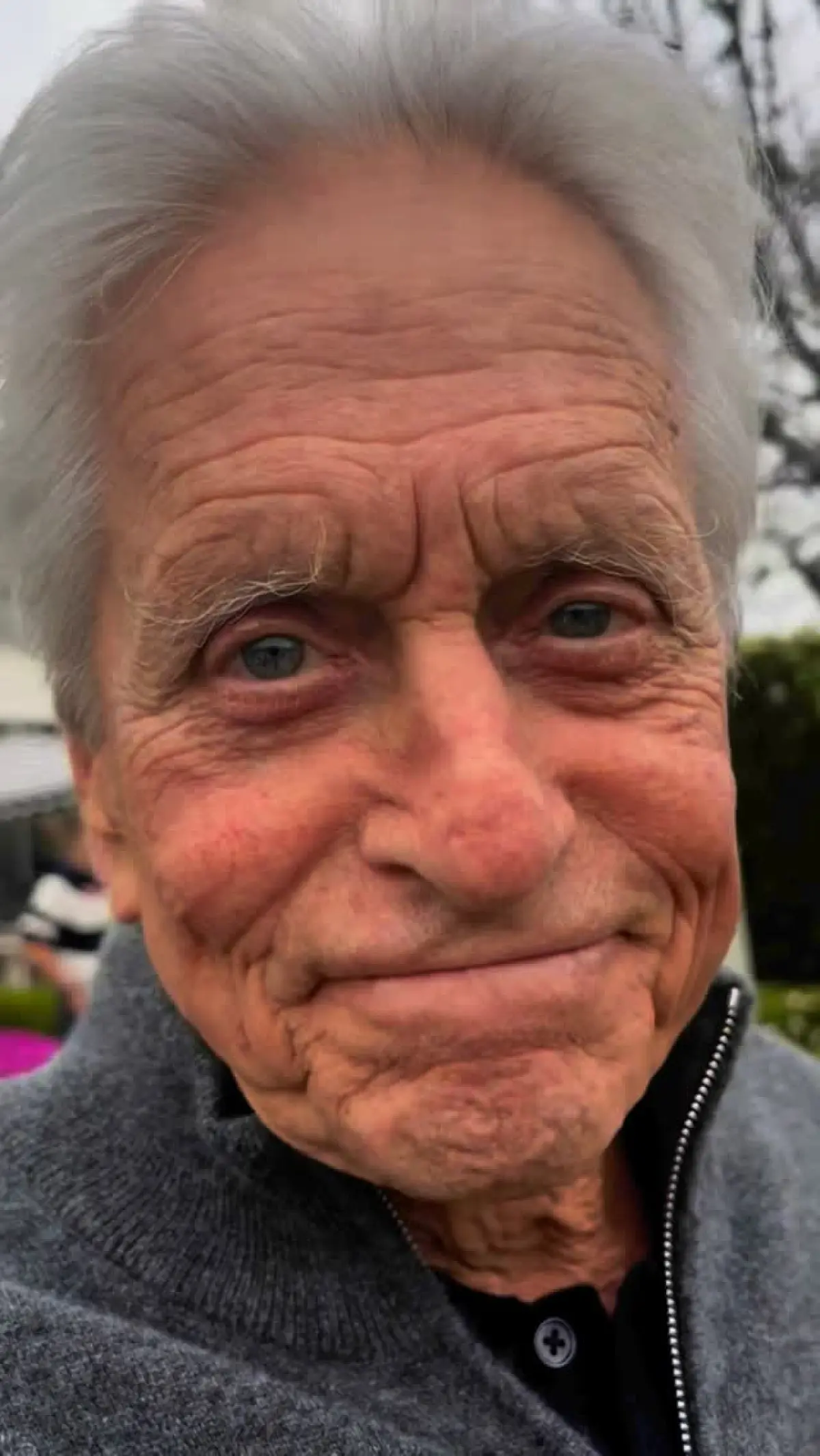 Celebrity icon Michael Douglas shares an unforgettable light spectacle on Instagram.