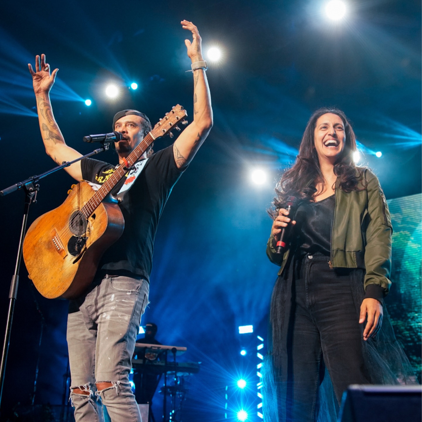 Michael Franti Pauses Tour For Family Arrival