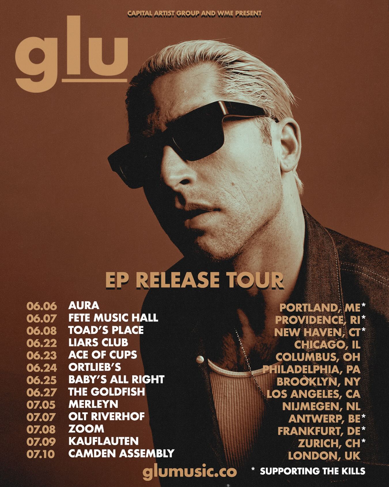 Michael Shuman Reveals GLU Summer Tour Dates Catch spectacular shows with vinyl signings, fresh tracks and fan meetups all season long!